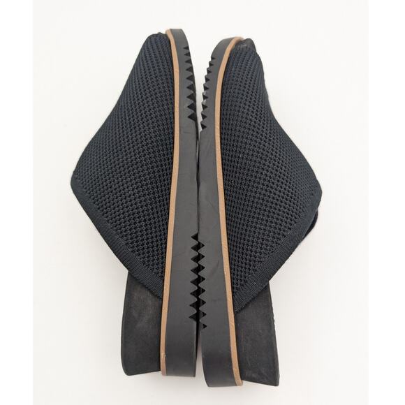 Eileen Fisher Kori Stretch Knit Slide Sandals Women's Black Size US7 EU38 - Picture 7 of 11